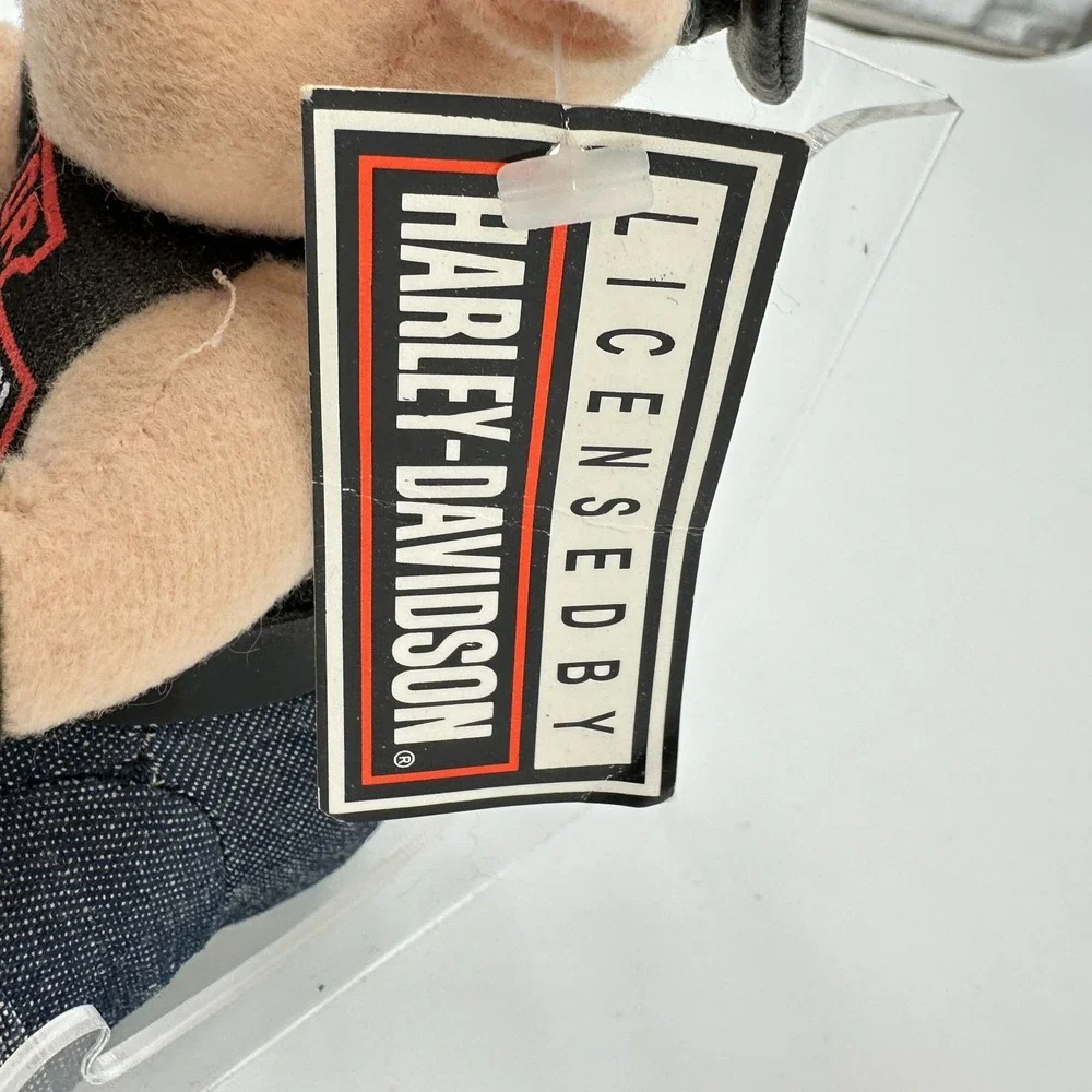 VTG Harley Davidson‎ Plush Pig Hog Biker 1993 Stuffie Toy Deadstock 7in Grunge